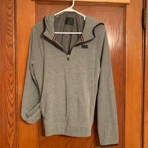 Abercrombie & Fitch Quarter-Zip Hoodie- Medium womens